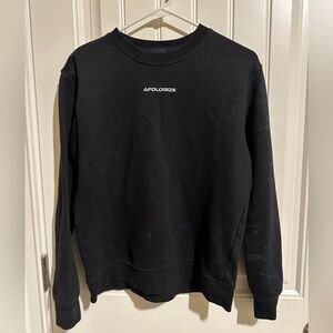 Black crew neck